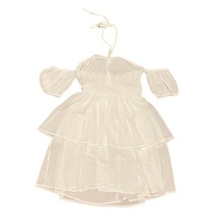 COPY - Magnolia Boutique Women’s Tie Neck Ruffled Mini Dress Size S